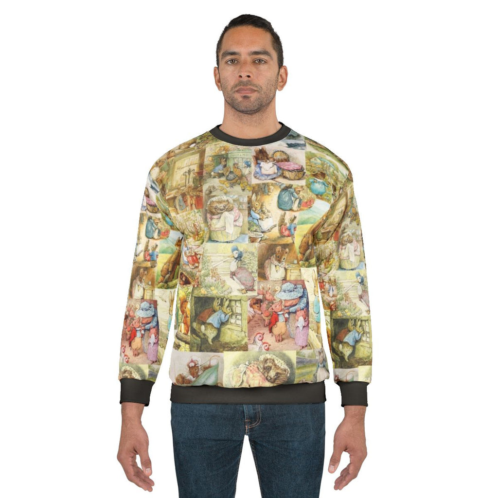 Beatrix Potter Collage Book Lover Sweatshirt