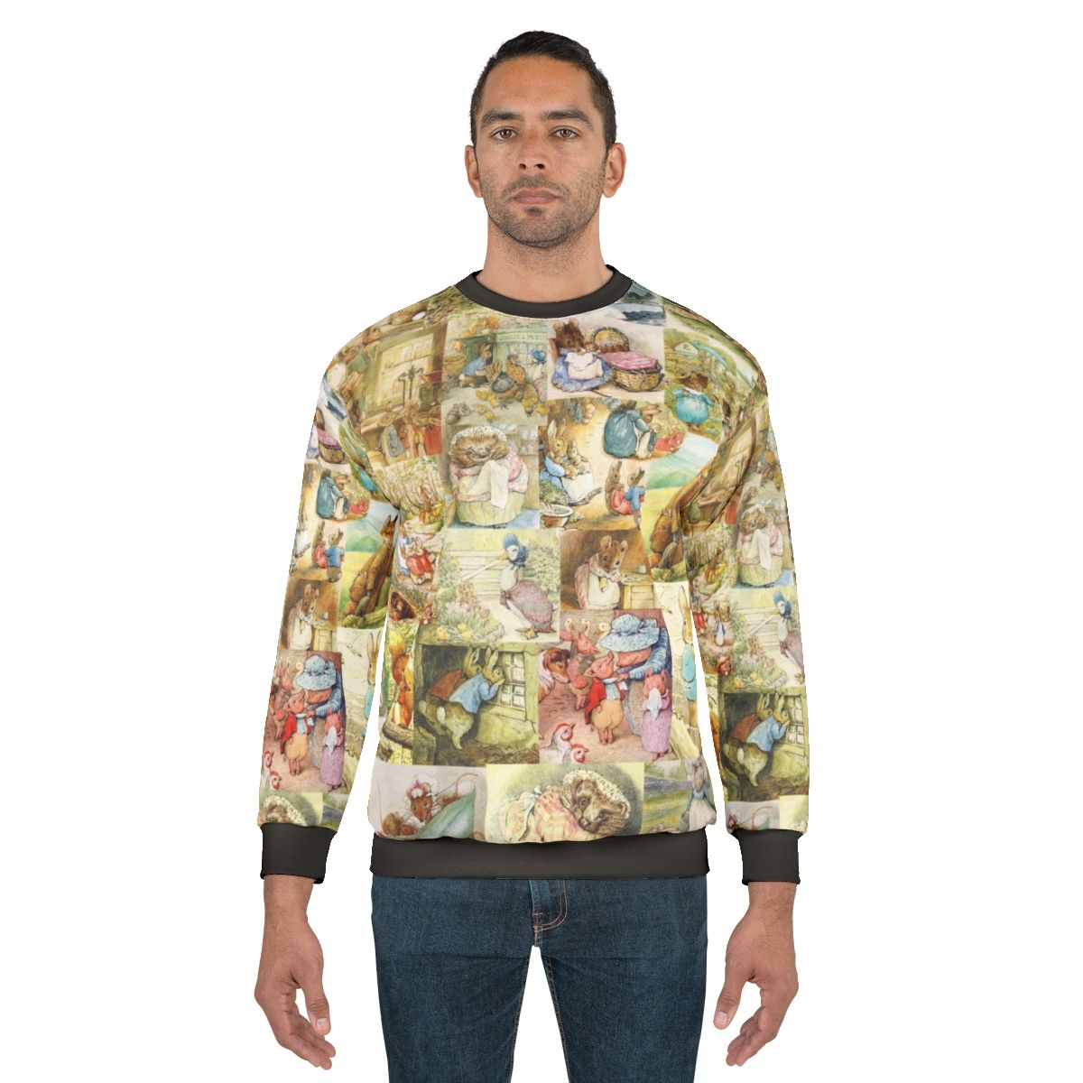 Beatrix Potter Collage Book Lover Sweatshirt