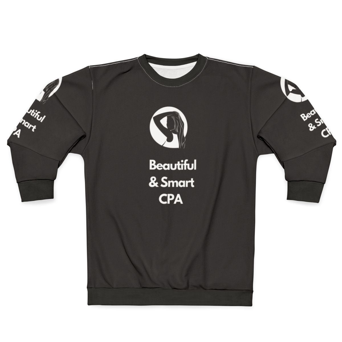 Stylish CPA sweatshirt featuring accounting and bookkeeping design