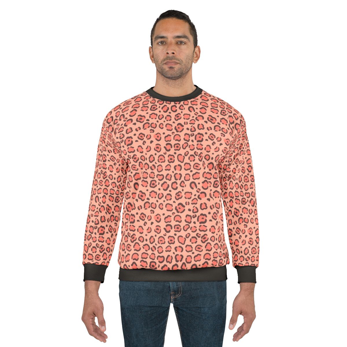 Leopard Print Sweatshirt for Nature Enthusiasts