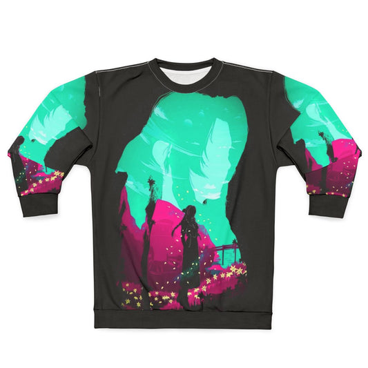 Aerith Fantasy Sweatshirt featuring Final Fantasy VII character