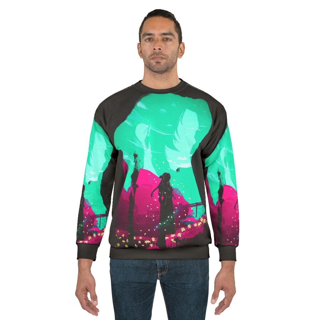 Aerith Fantasy Sweatshirt featuring Final Fantasy VII character
