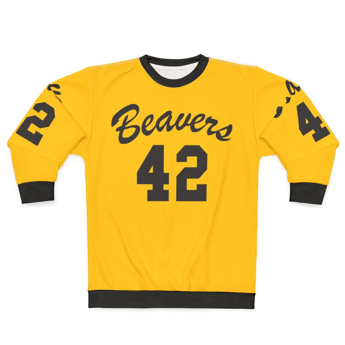 Retro Beavers 42 Teen Wolf Sweatshirt featuring Michael J. Fox