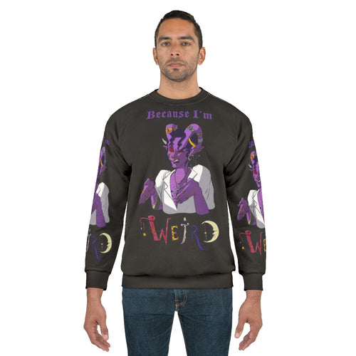 "Because I'm Weird" Critical Role Tiefling Sweatshirt