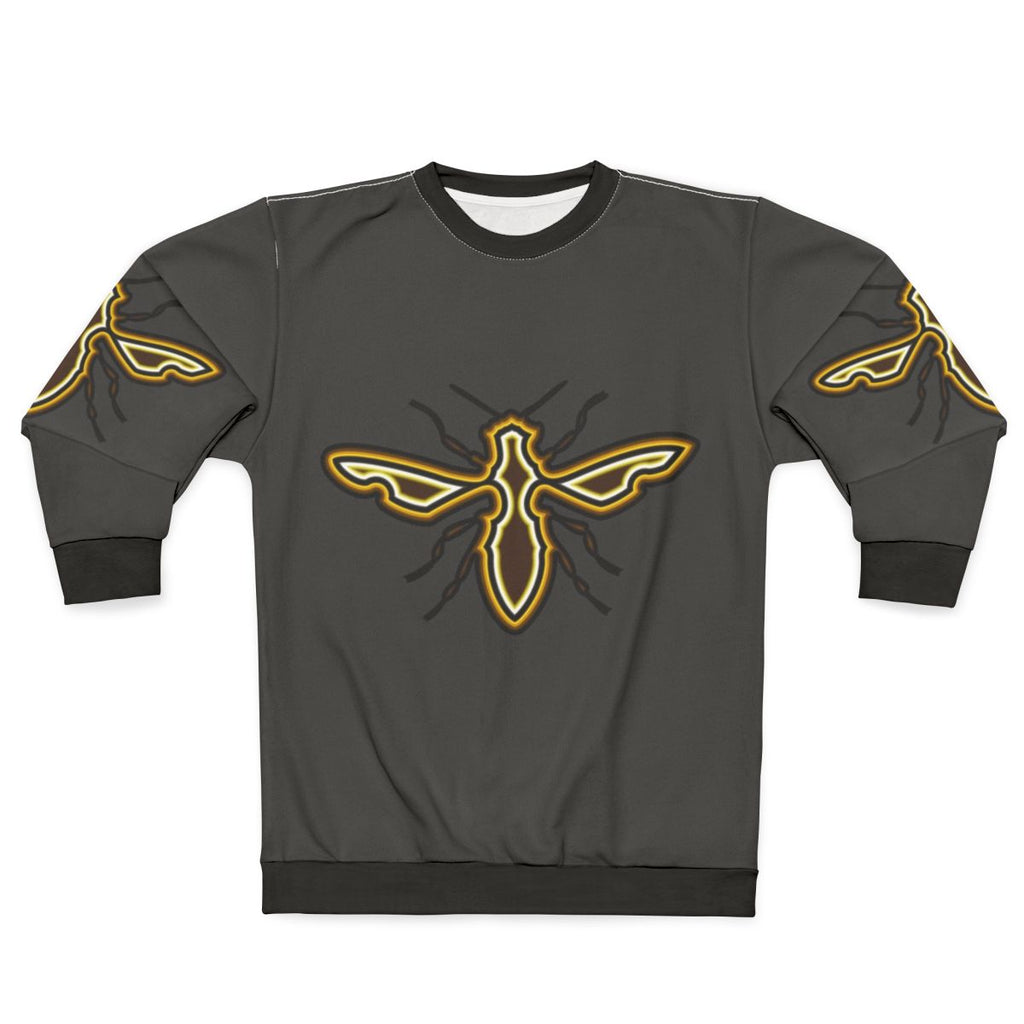 Legendary bee sweatshirt with colorful nature and spirit animal design