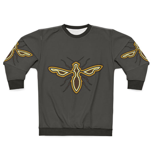 Legendary bee sweatshirt with colorful nature and spirit animal design