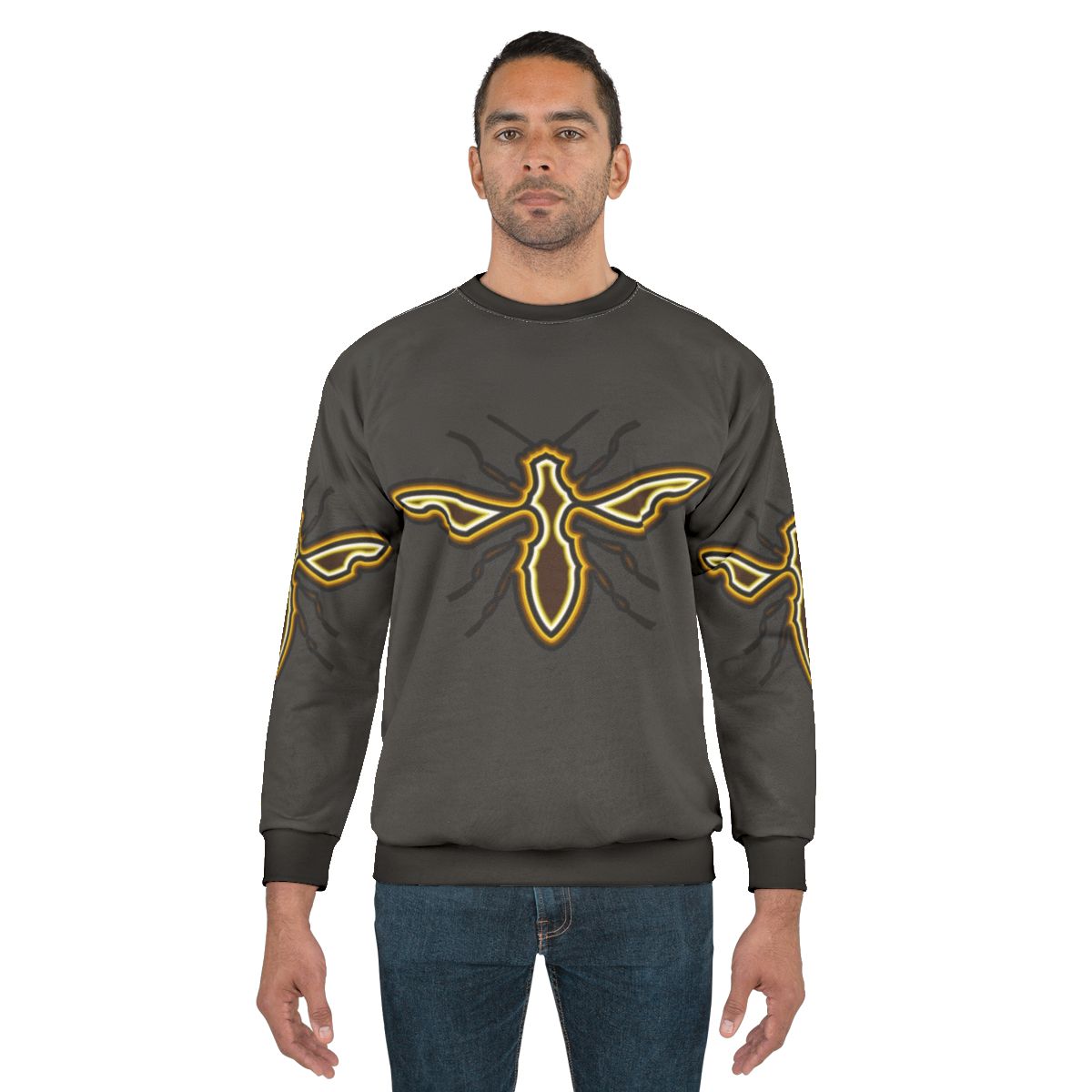 Legendary bee sweatshirt with colorful nature and spirit animal design