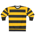Bees yellow black stripes sweatshirt