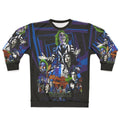 Beetlejuice movie merchandise, oversized vintage 80s gothic style sweatshirt