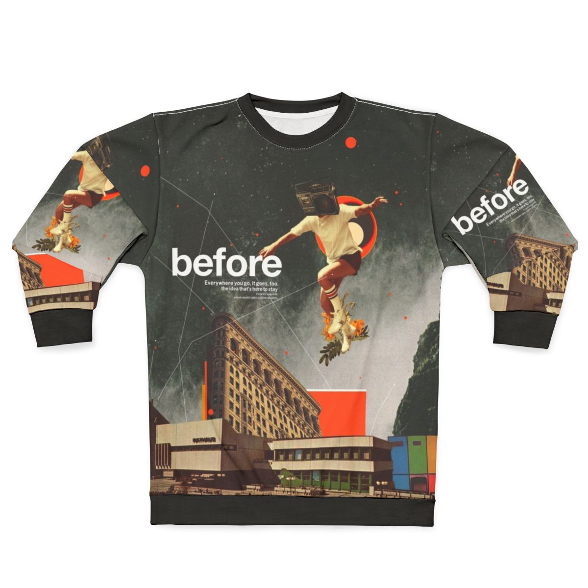 Before vintage retro pop art sweatshirt