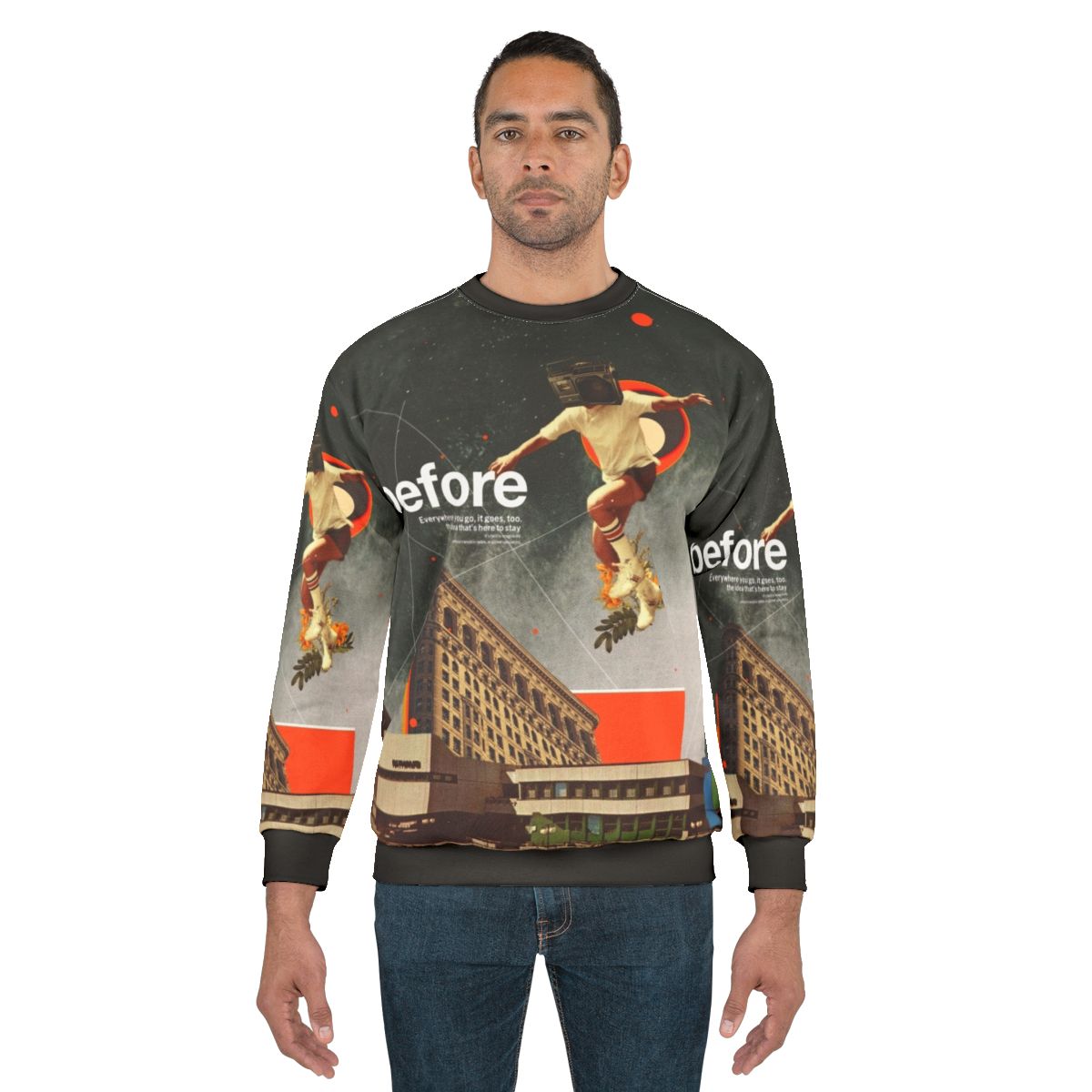 Before vintage retro pop art sweatshirt