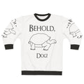 Elden Ring Sweatshirt featuring a Behold the Dog meme design
