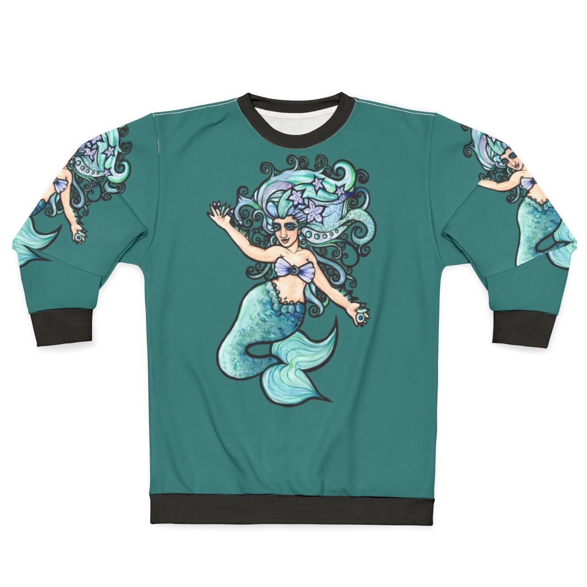 Belly dancer mermaid sweatshirt