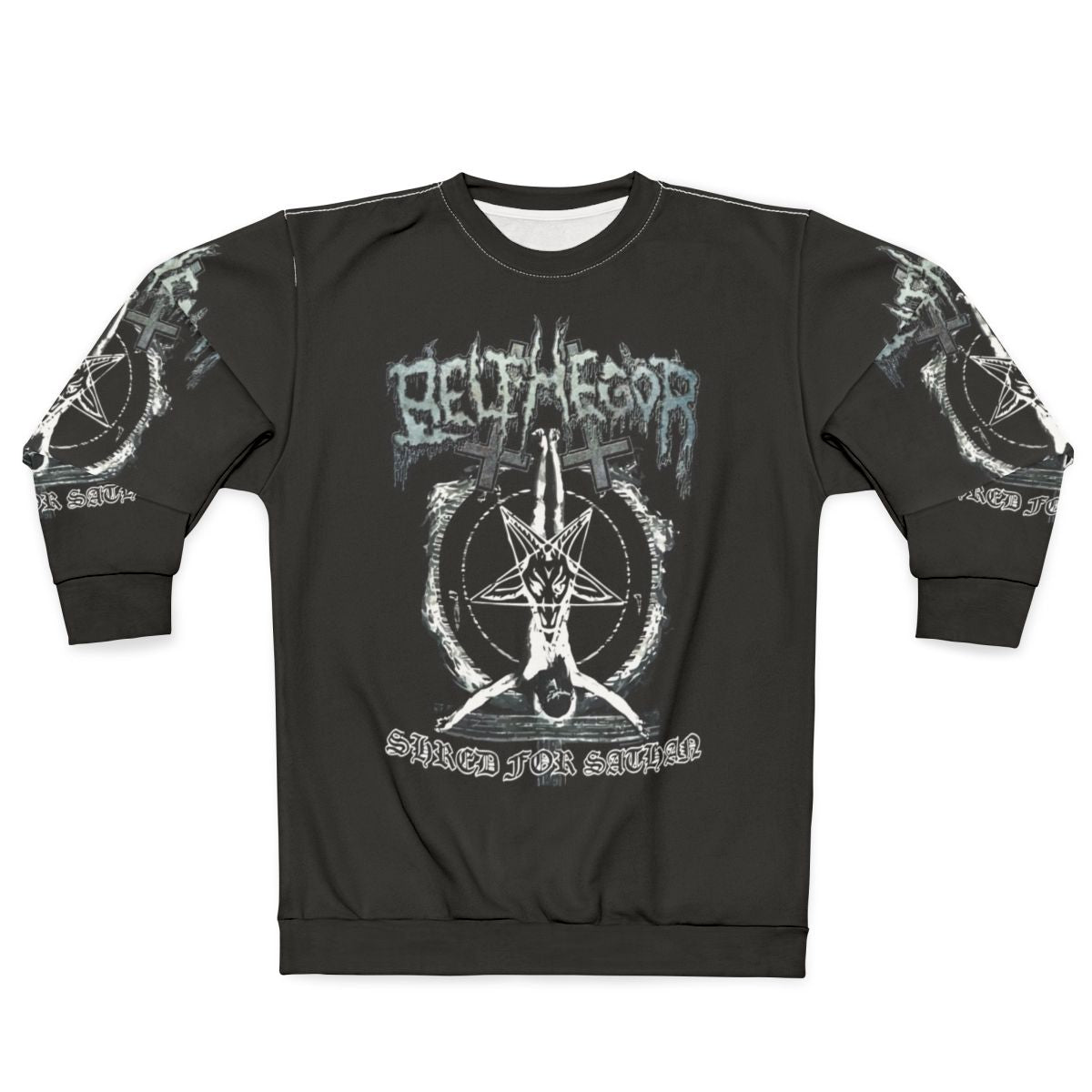 Belphegor 'Shred for Sathan' Black Metal Sweatshirt