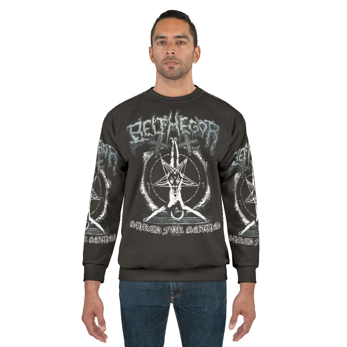 Belphegor 'Shred for Sathan' Black Metal Sweatshirt