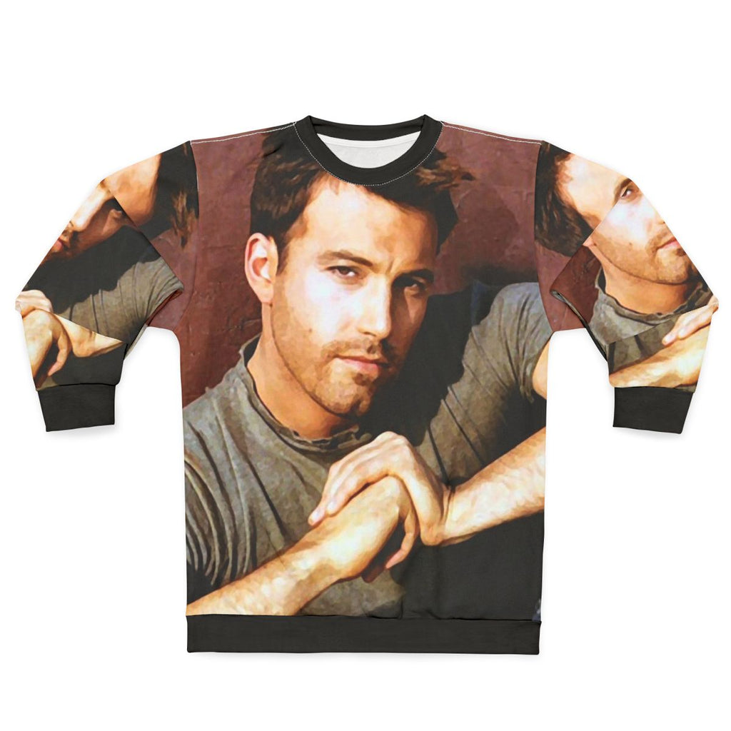Ben Affleck Wearing a Sweatshirt