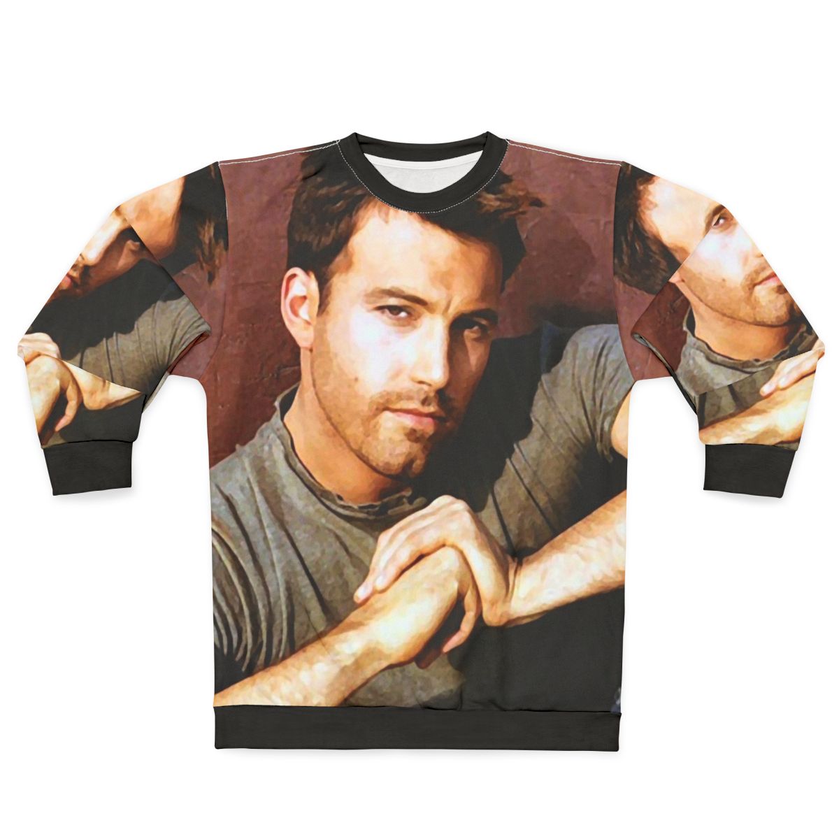 Ben Affleck Wearing a Sweatshirt
