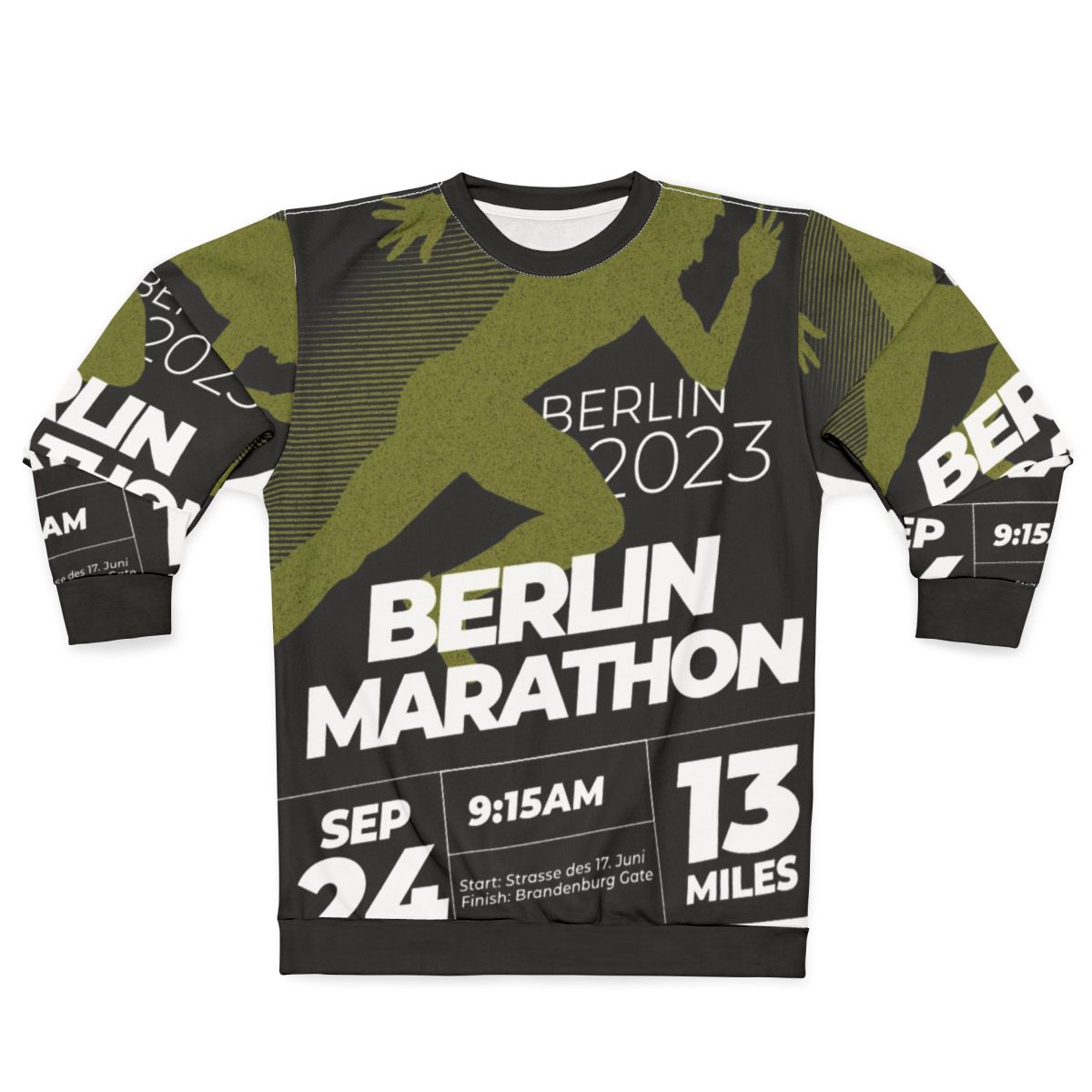 Berlin Marathon 2023 Sweatshirt for Runners and Fitness Enthusiasts