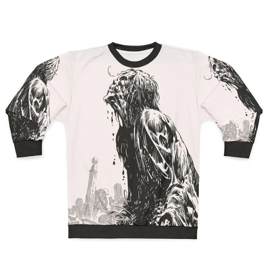 Creepy Bernie Sweatshirt - Horror inspired zombie merchandise