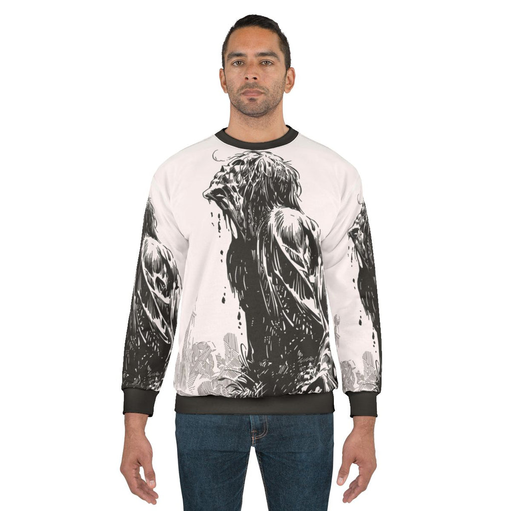 Creepy Bernie Sweatshirt - Horror inspired zombie merchandise