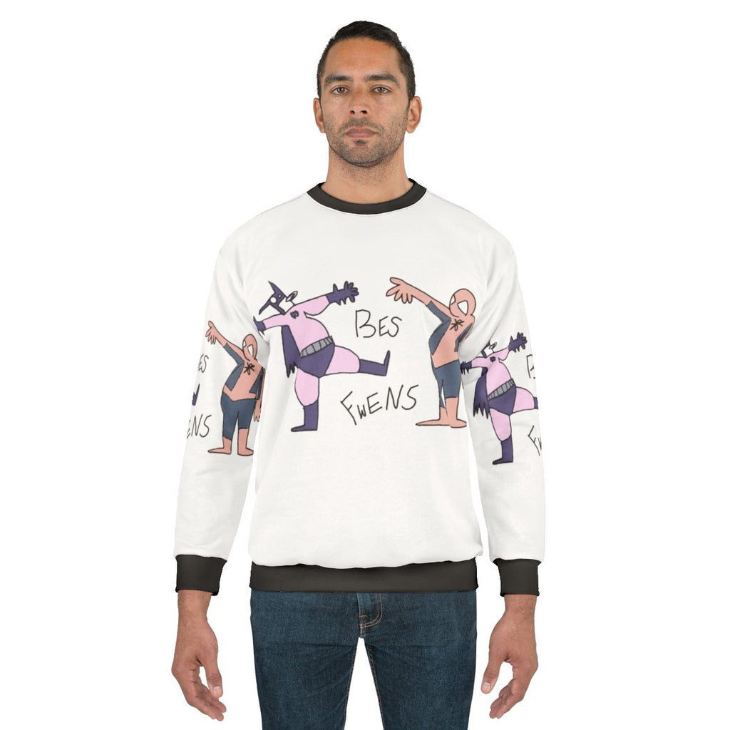 Best Friends Superhero Slang Sweatshirt