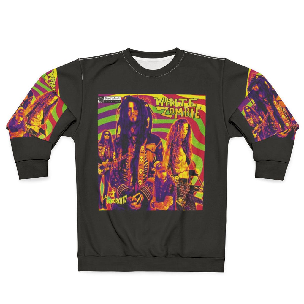 Best Artwork White Z Sweatshirt featuring Captain Spaulding from the Rob Zombie Horror Movies