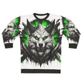 Cozy furry sweatshirt with plush animal design