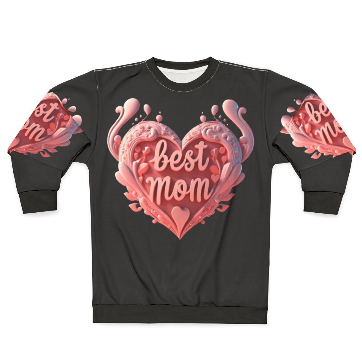 Best Mom Sweatshirt - Mothers Day & Valentine's Day Gift for Women