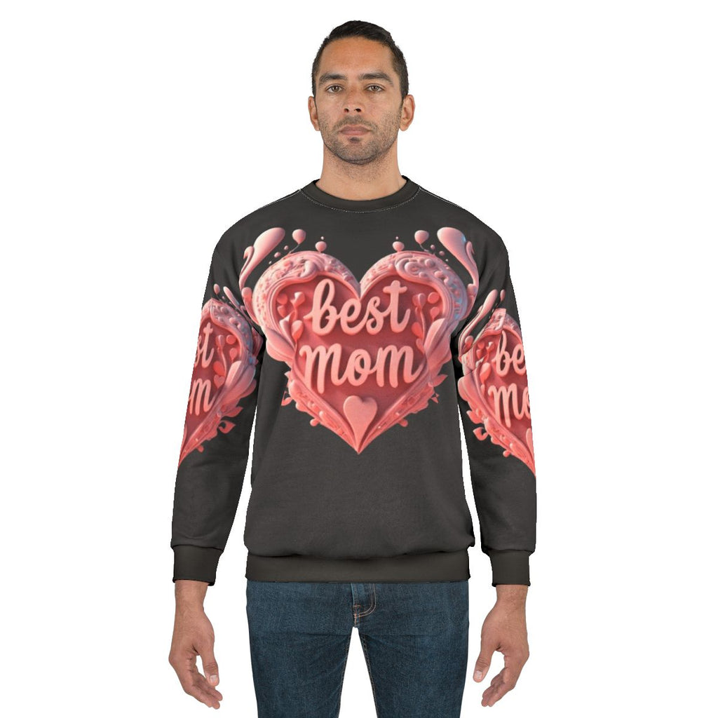 Best Mom Sweatshirt - Mothers Day & Valentine's Day Gift for Women
