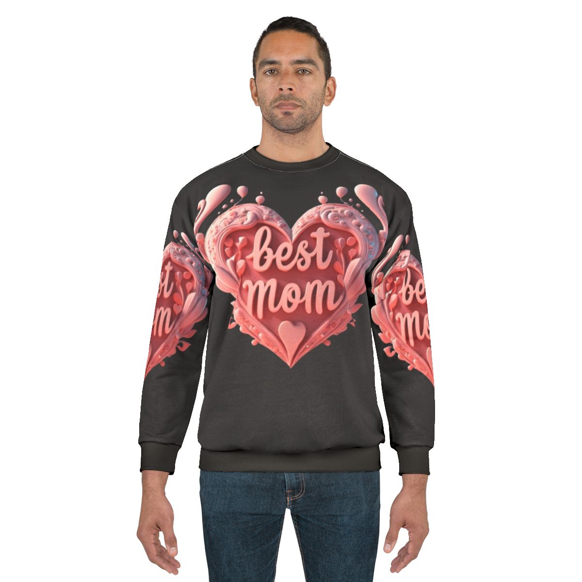 Best Mom Sweatshirt - Mothers Day & Valentine's Day Gift for Women