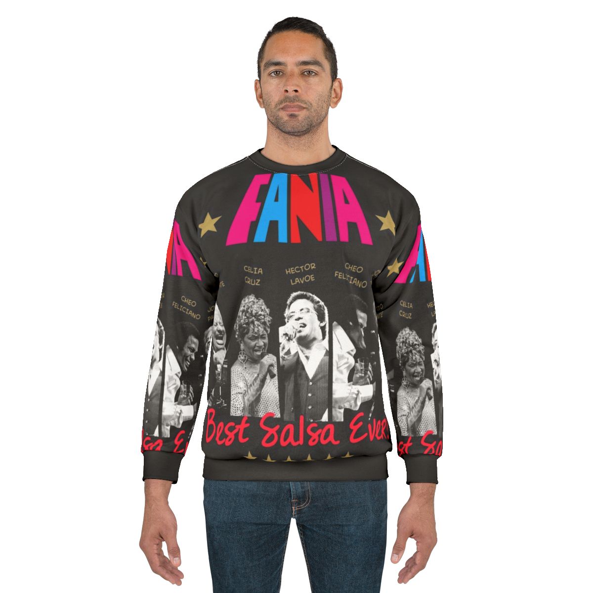 Salsa Singers El Dia De Mi Suerte Fania Sweatshirt
