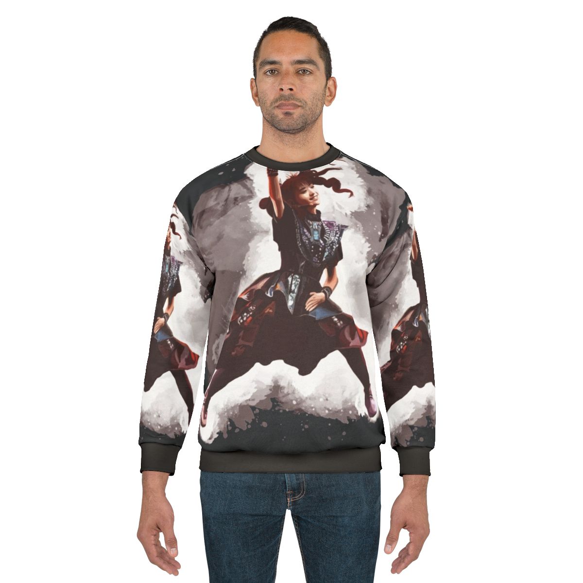 Kawaii Japanese Sweatshirt with Anime Inspired Design