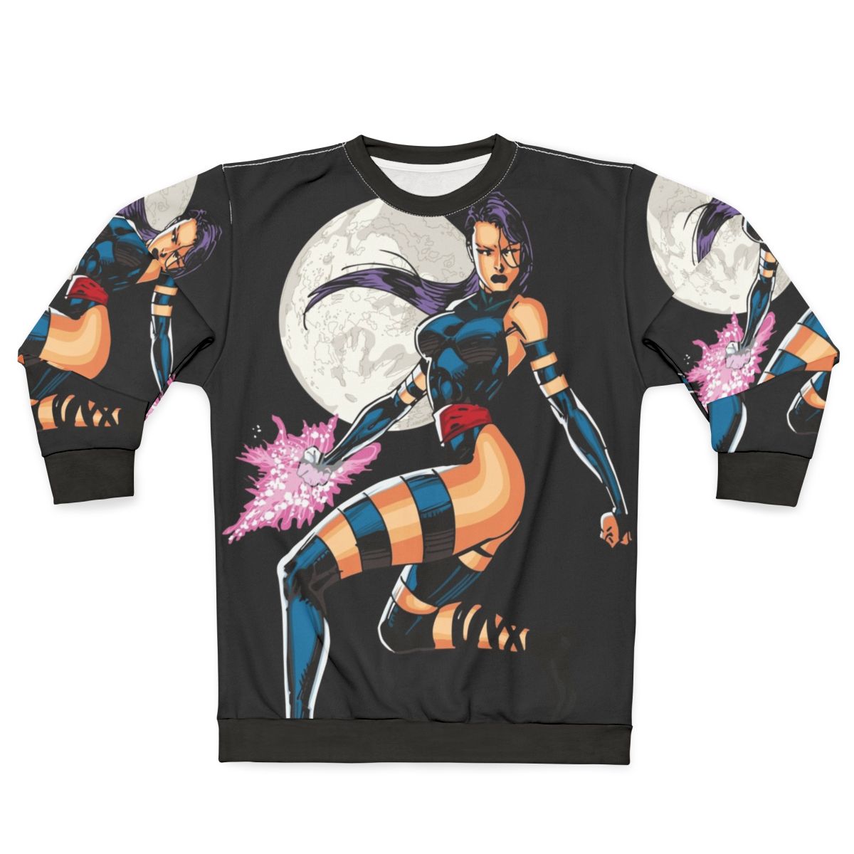 Betsy Braddock Psylocke Comic Art Sweatshirt