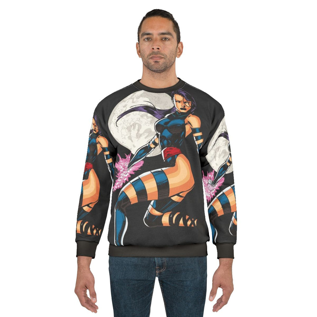 Betsy Braddock Psylocke Comic Art Sweatshirt