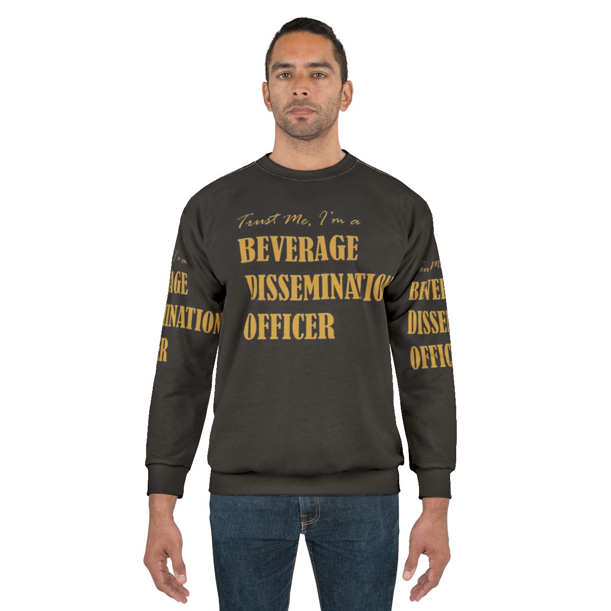 Beverage Dissemination Officer Sweatshirt - Funny Bartender Shirt