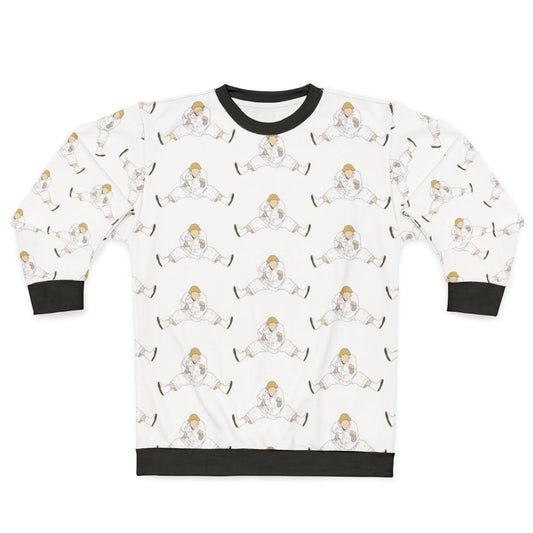 Chris Farley as the "Beverly Hills Ninja" character on a white sweatshirt
