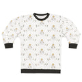 Chris Farley as the "Beverly Hills Ninja" character on a white sweatshirt