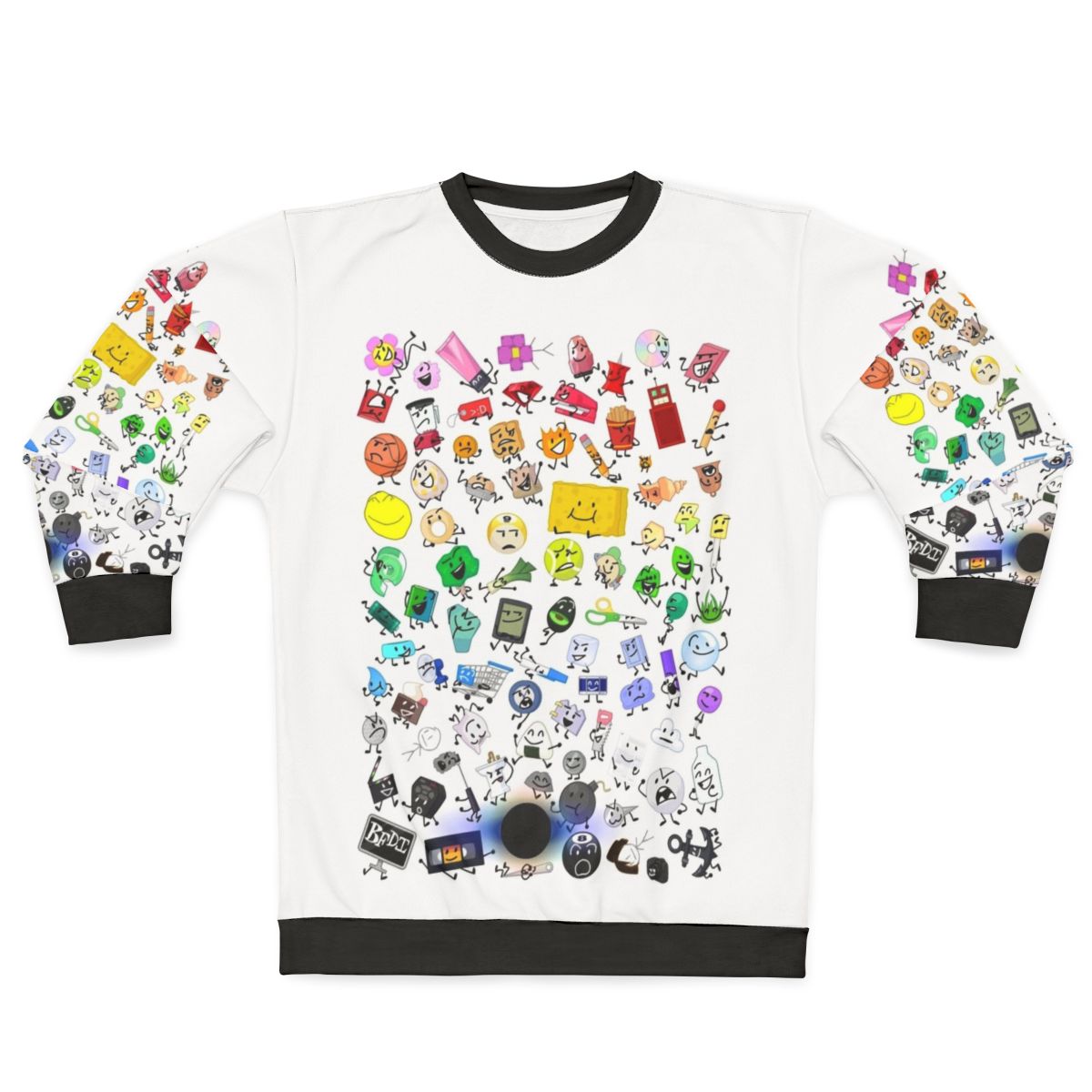 Battle for Dream Island and The Power of Two Cast Print Sweatshirt