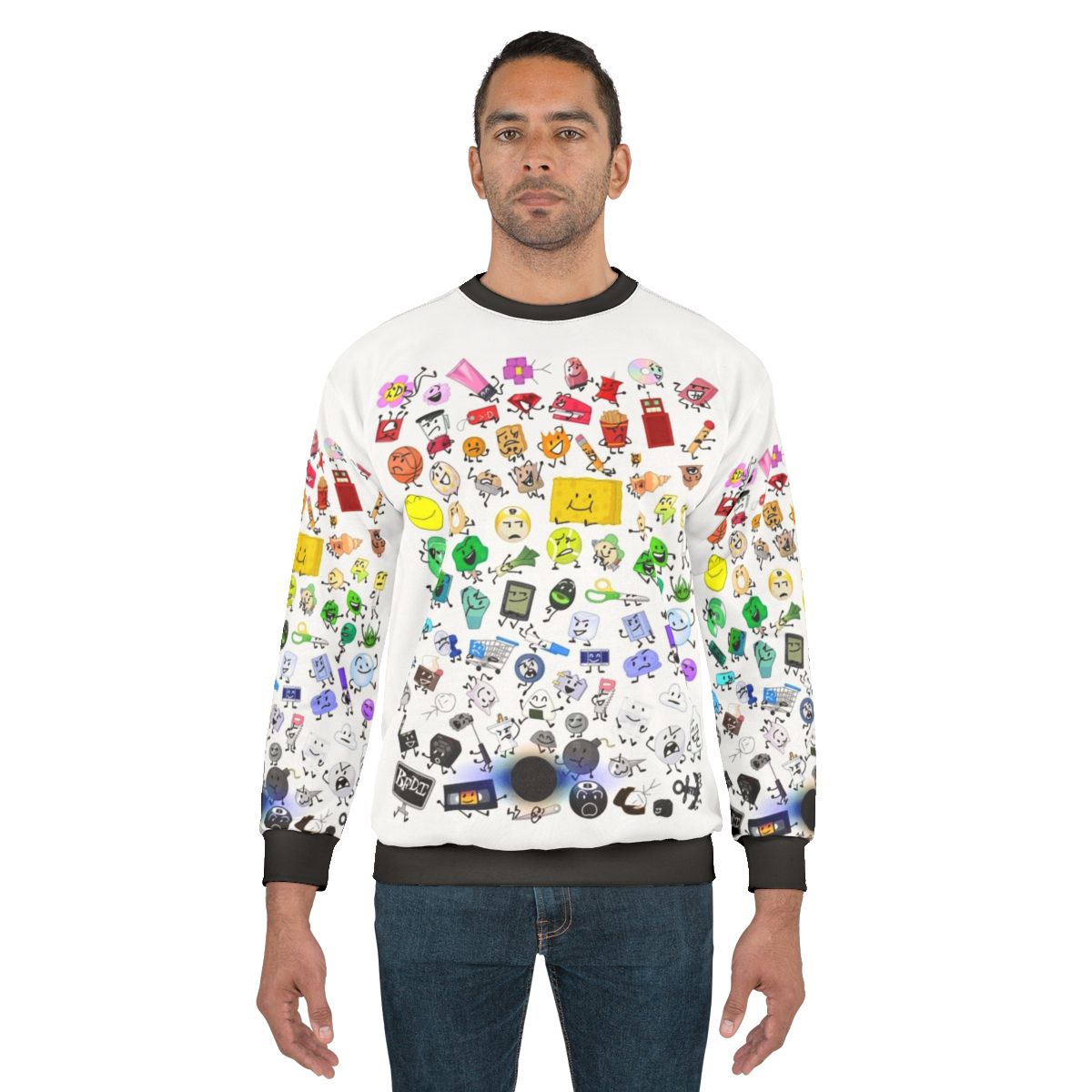 Battle for Dream Island and The Power of Two Cast Print Sweatshirt