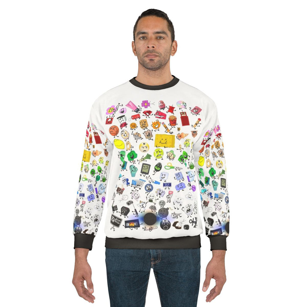 Battle for Dream Island and The Power of Two Cast Print Sweatshirt