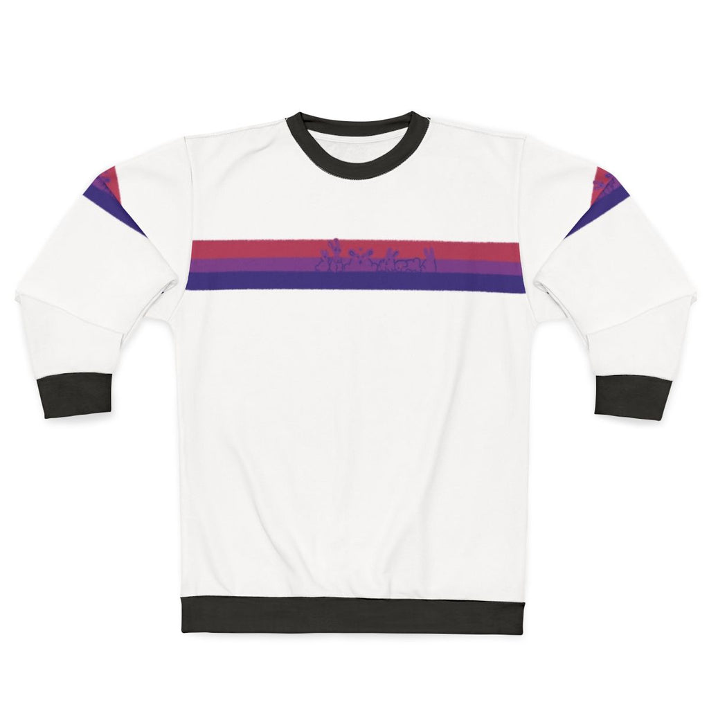 Bisexual pride rabbits sweatshirt