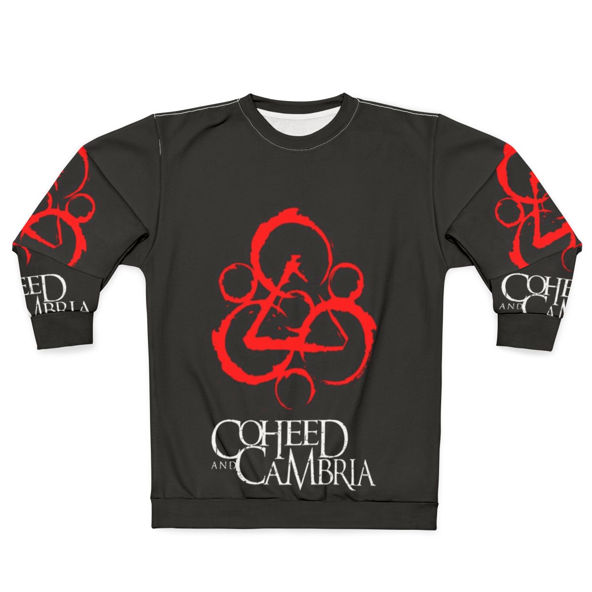 Coheed and Cambria Sweatshirt with Biarlah Aku Yang Menepi Design