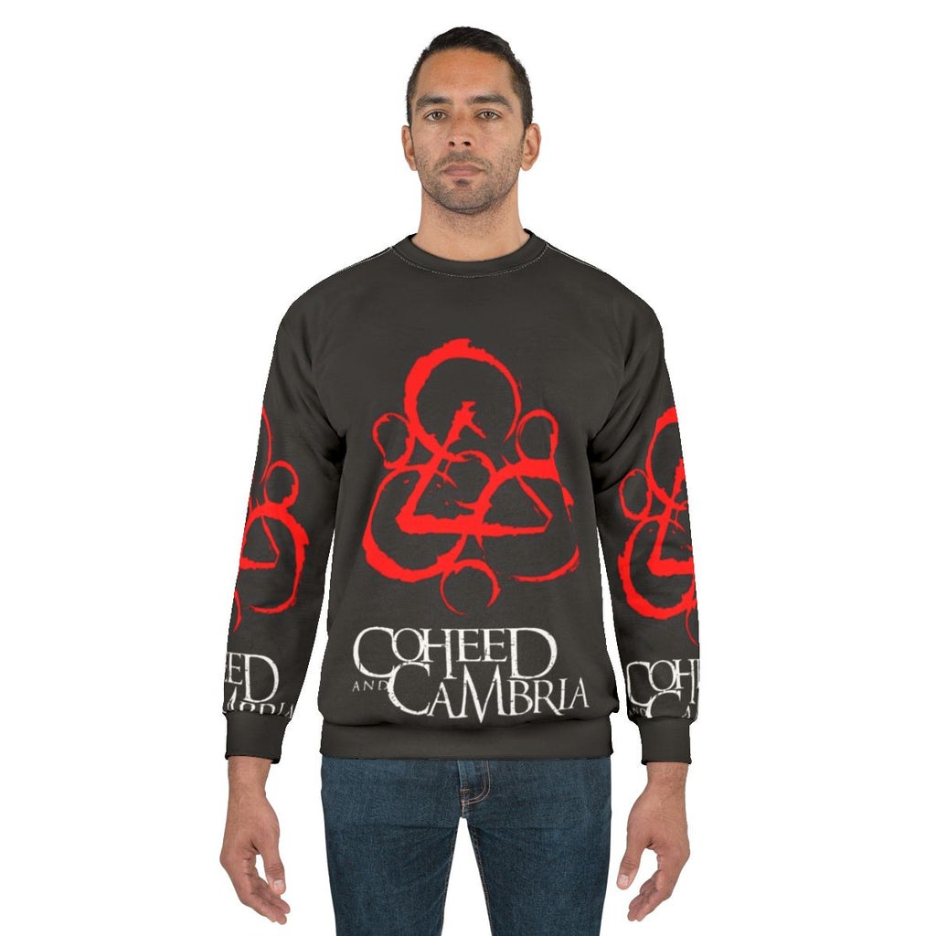 Coheed and Cambria Sweatshirt with Biarlah Aku Yang Menepi Design