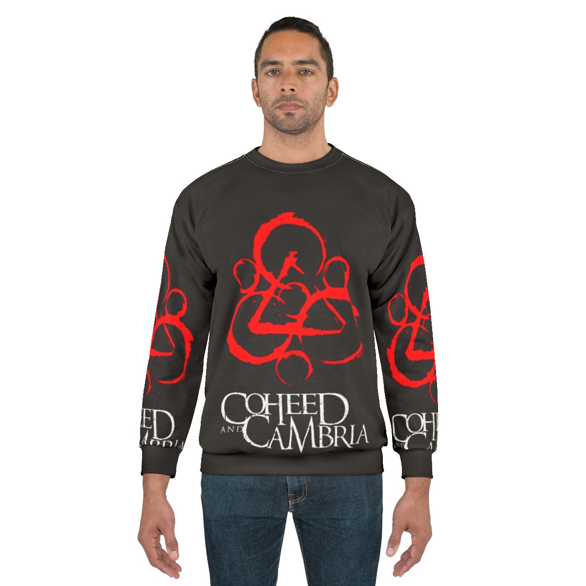 Coheed and Cambria Sweatshirt with Biarlah Aku Yang Menepi Design