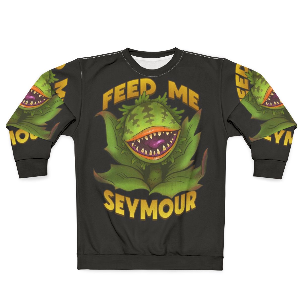 Big Bad Mother Sweatshirt featuring Audrey II from Little Shop of Horrors