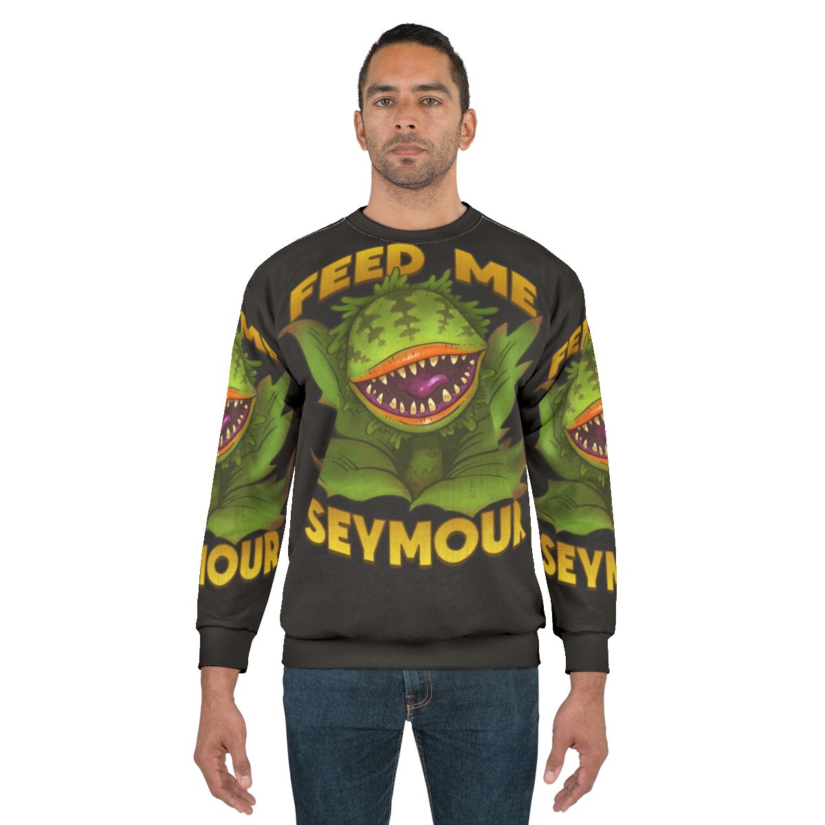 Big Bad Mother Sweatshirt featuring Audrey II from Little Shop of Horrors