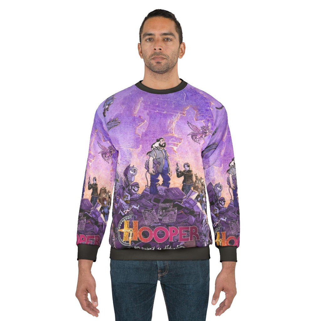Big Bear Universe Sweatshirt featuring a graphic design of a bear in a cosmic universe