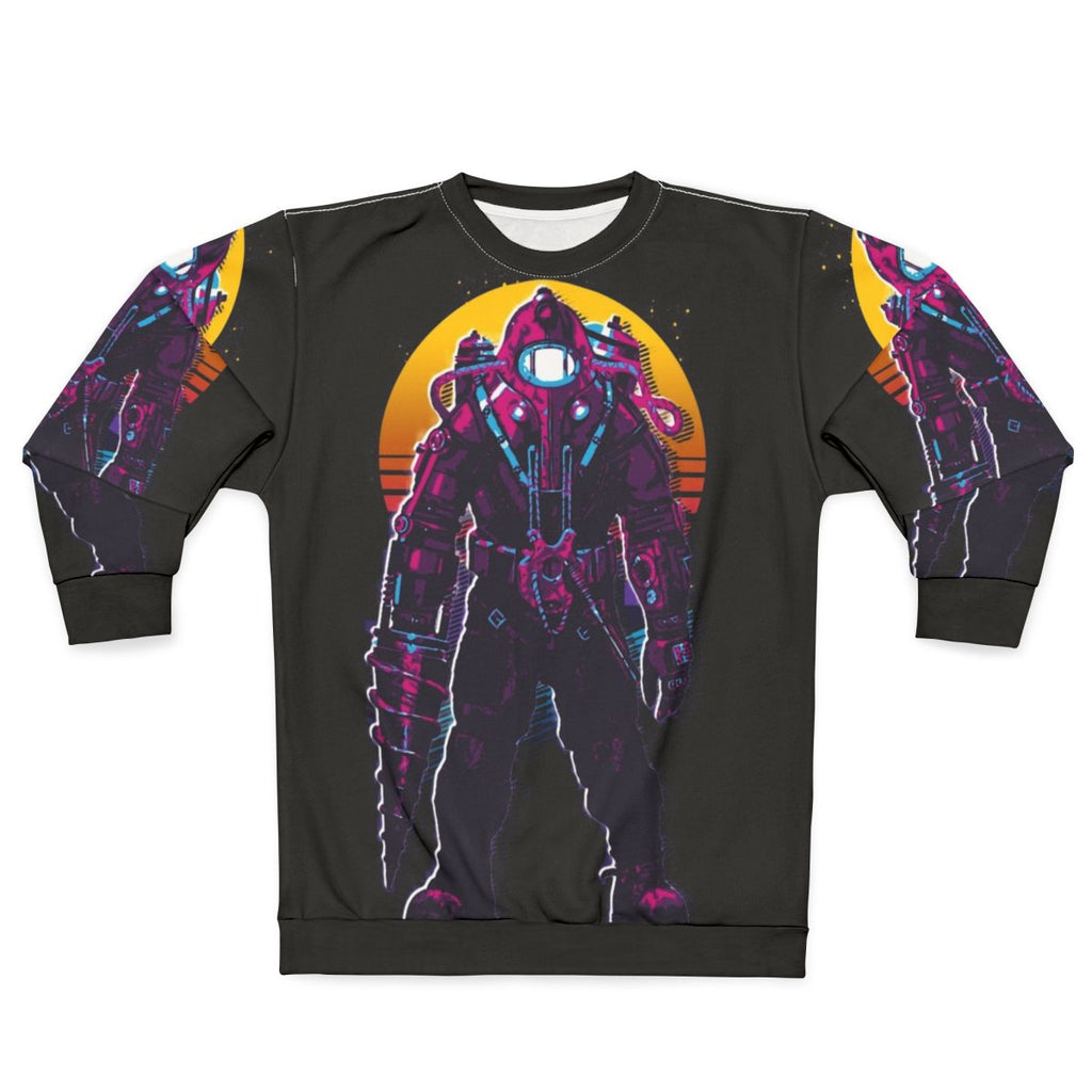 Bioshock Big Daddy 80s Retro Sweatshirt