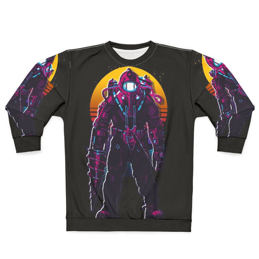 Bioshock Big Daddy 80s Retro Sweatshirt