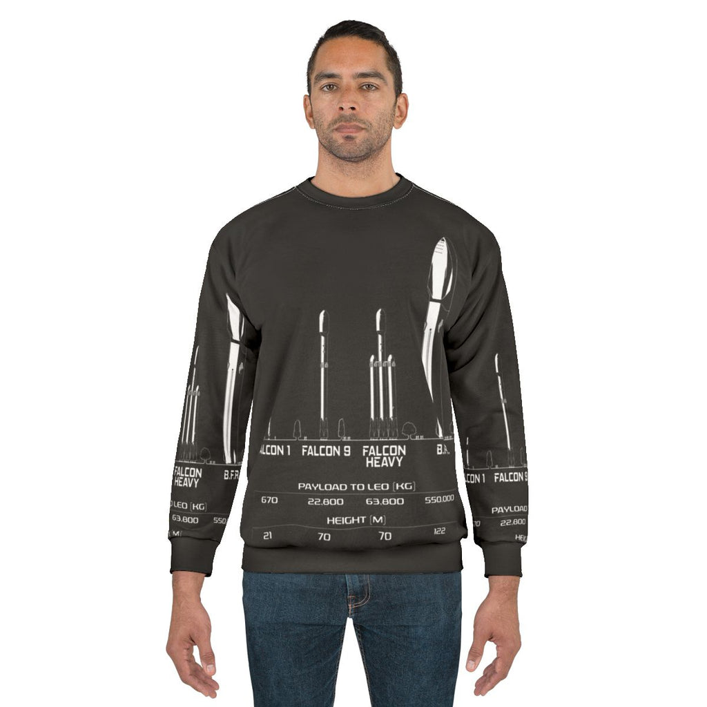 SpaceX BFR Elon Musk Big F*ing Rocket Graphic Sweatshirt